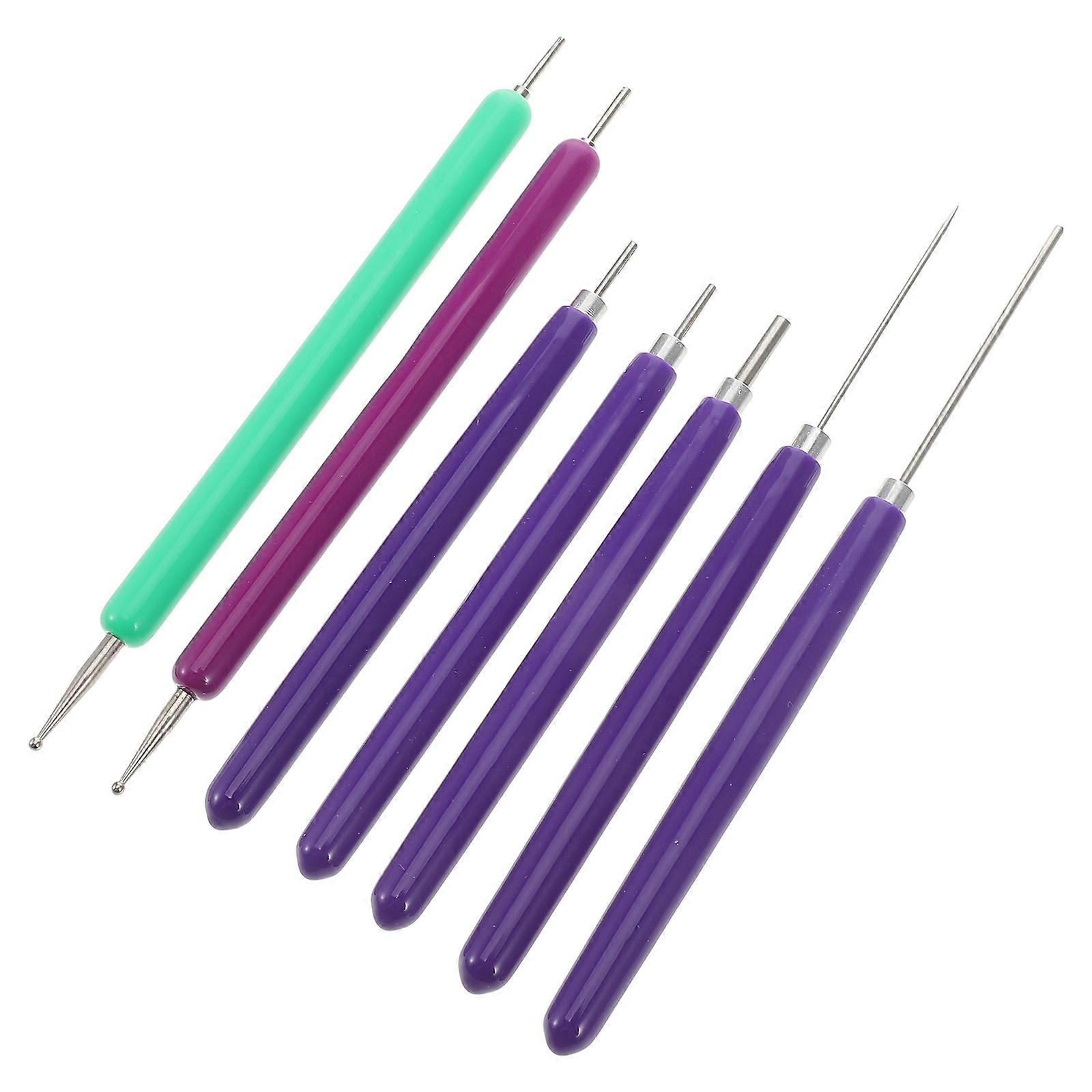 Multi Plastic Quilling Needle Pen for Decor with Comfortable Grip and Wide Slot 1 Set