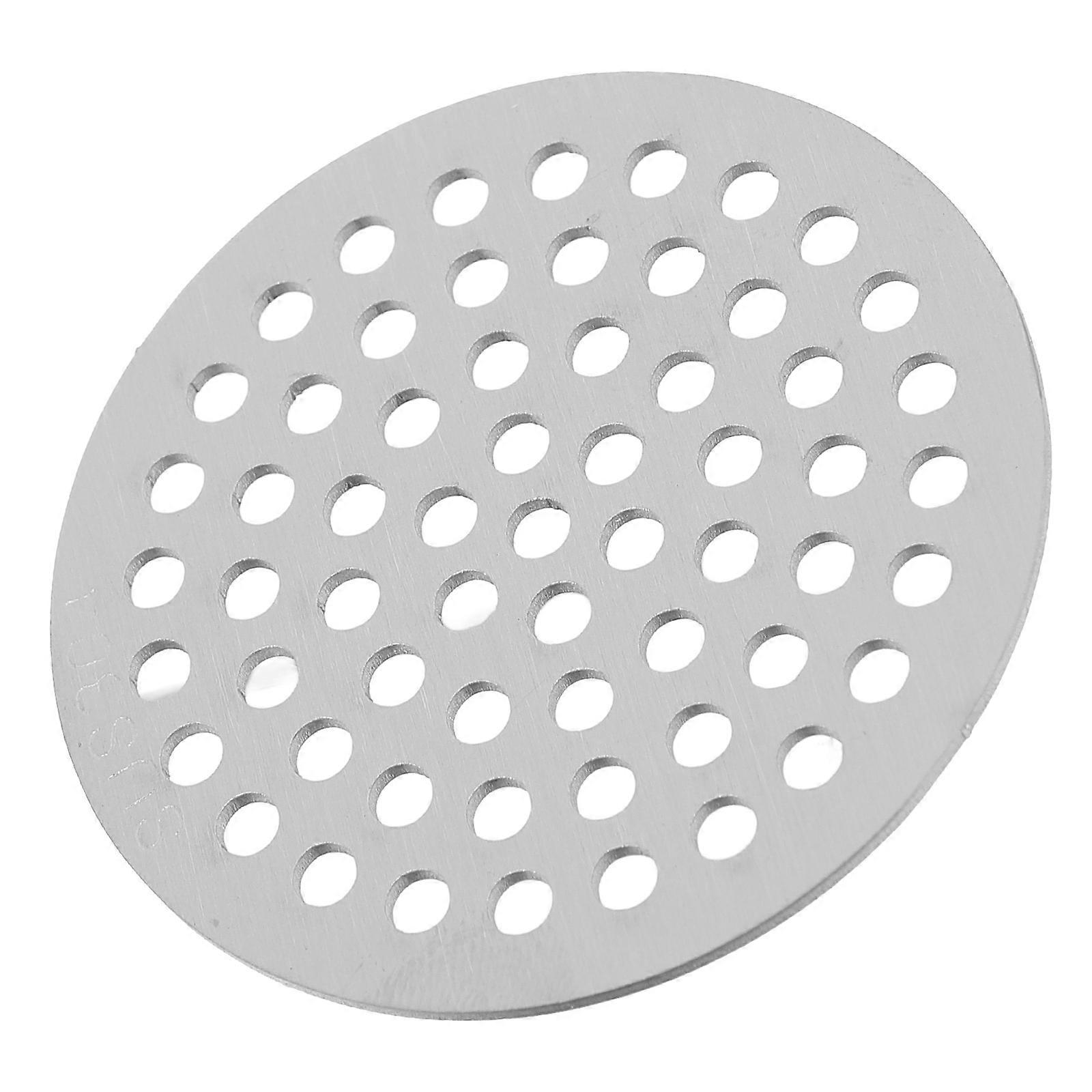Compact Shower Drain Cover Round Filtration Prevent Clogs Homeowners 1Pack