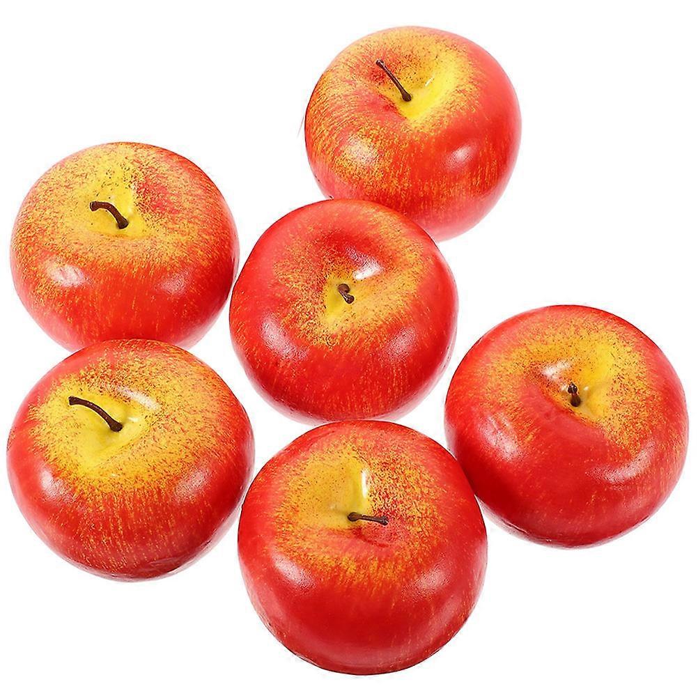 6pcs Mini Artificial Foam Models Realistic Photography Props for Home Farmhouse Holiday Decoration Display