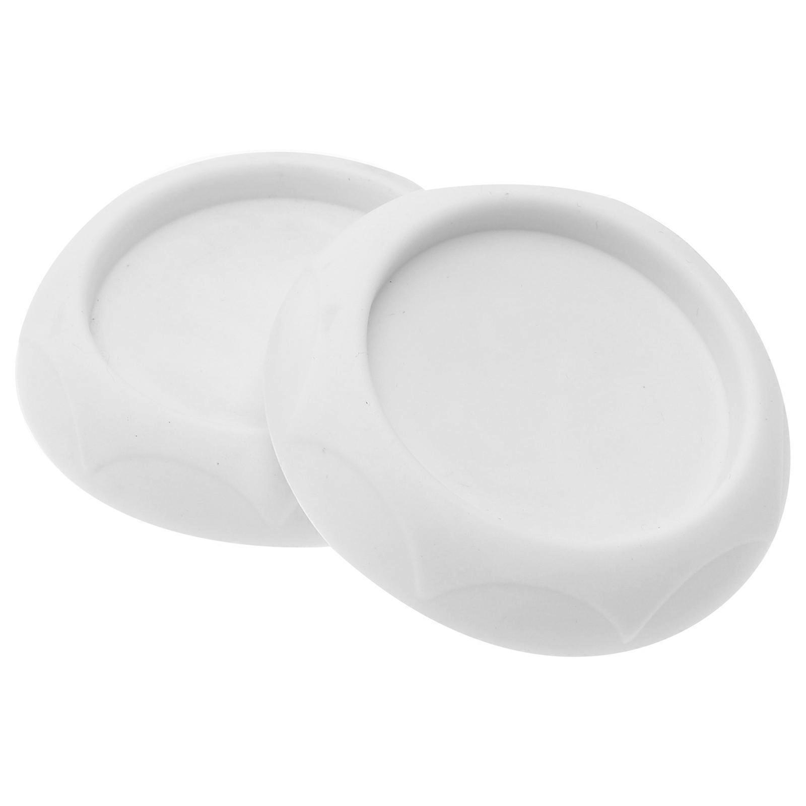 White Gate Wall Protector Cups for Baby Gate and Pet Gate Protecting Walls Effectively Without Slipping 2 Pieces