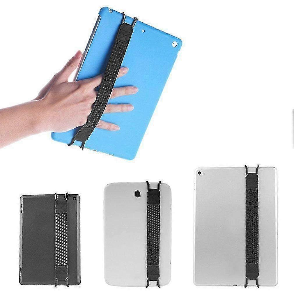 Black Elastic iPad Hand Strap ZB481800 - Perfect for Single-Hand Use & Secure Grip for Tablets