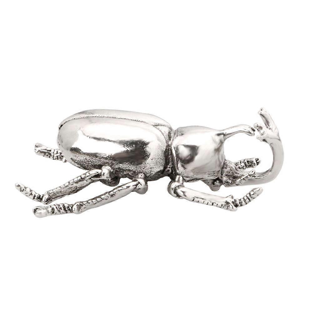 Animal Figurine Featuring Beetle Shape Suitable For Office And Home Decor Crafted From Copper Material In 1Set