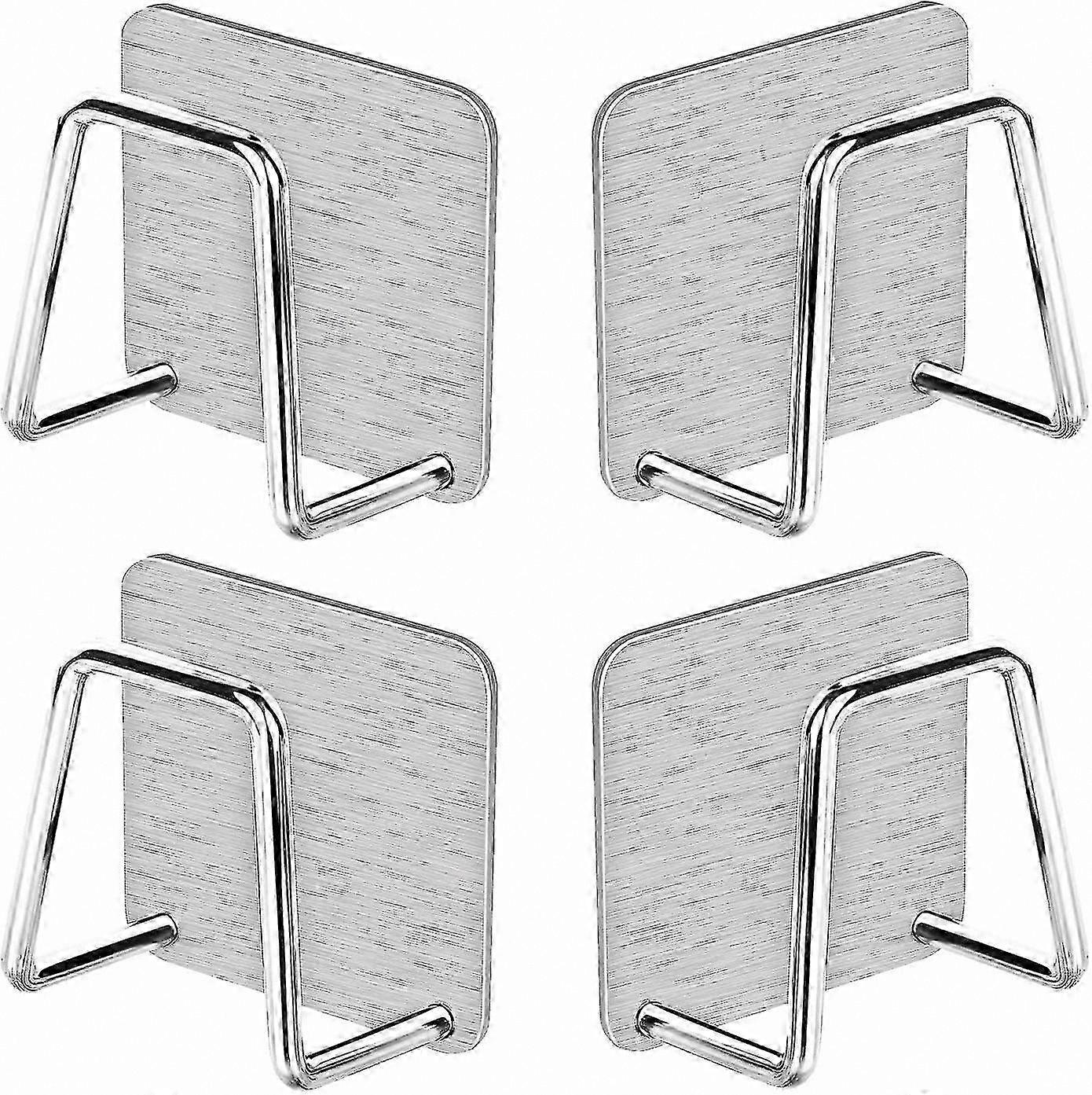 4-Pack Sponge Holders, Rust-Resistant Waterproof Stainless Steel Organizers for Kitchen Use