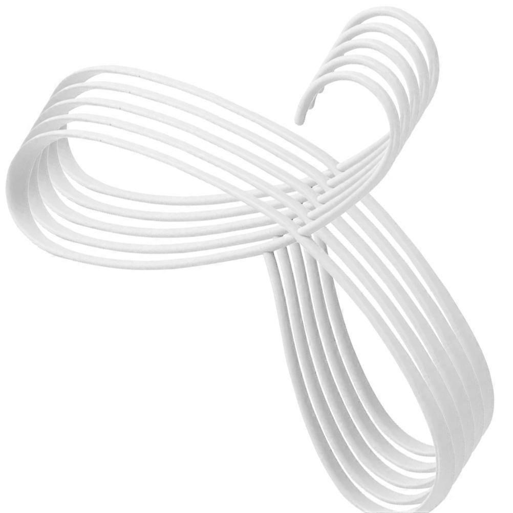 Plastic Widened Clothes Hangers for Home Use Light Grey Modern Design with Strong LoadBearing Capacity 5 Pieces