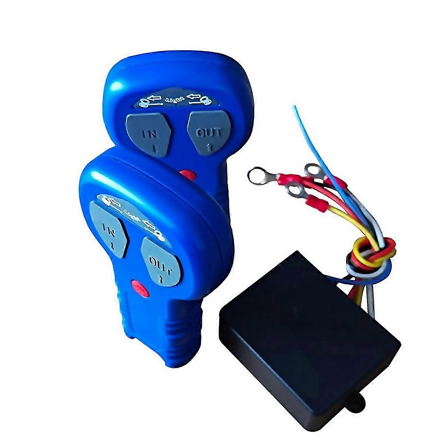 For 12v 24v Waterproof Car Wireless Winch Electric Remote Control