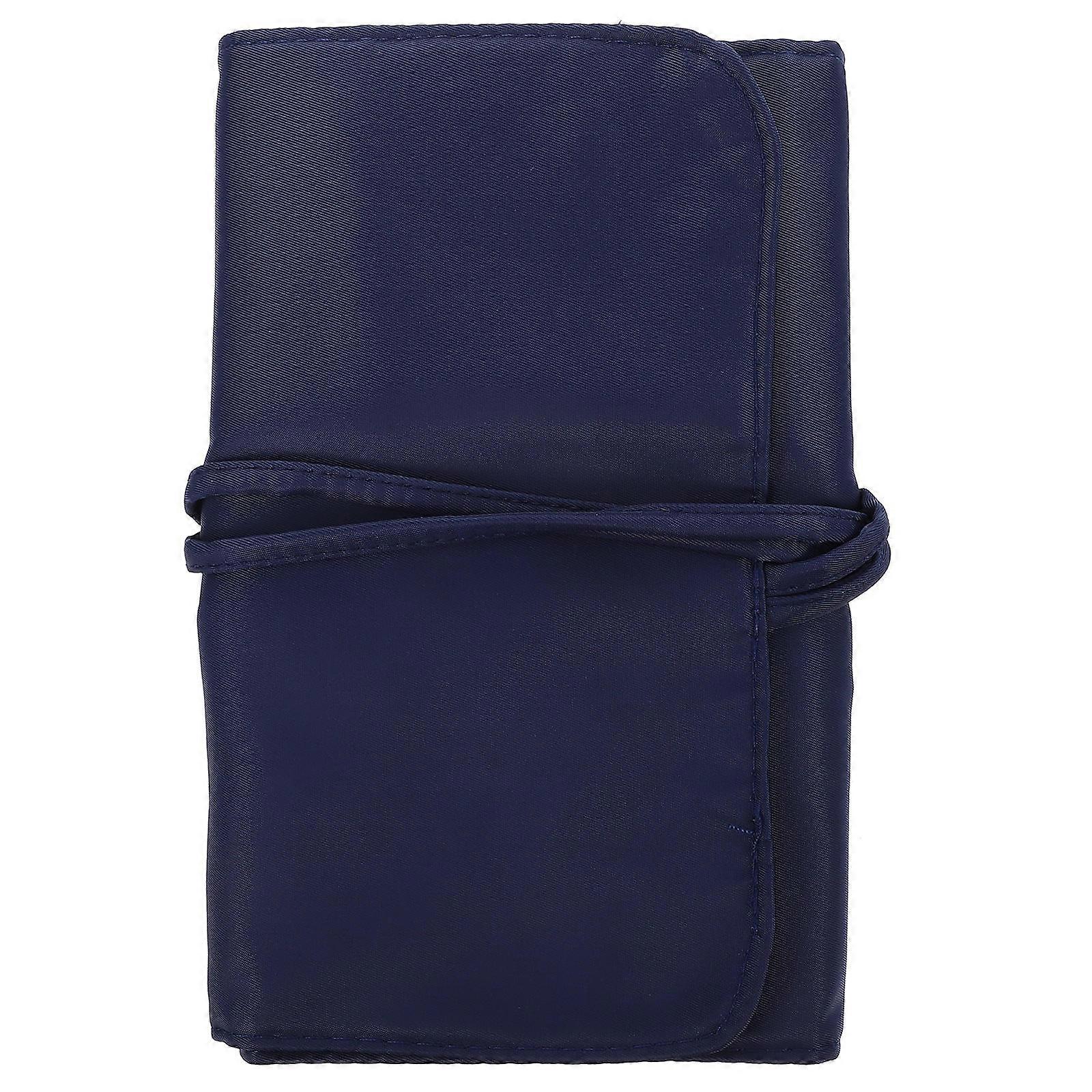 Rolling And Folding Design Makeup Brush Bag For Travel And Daily Use Nylon 1Pcs