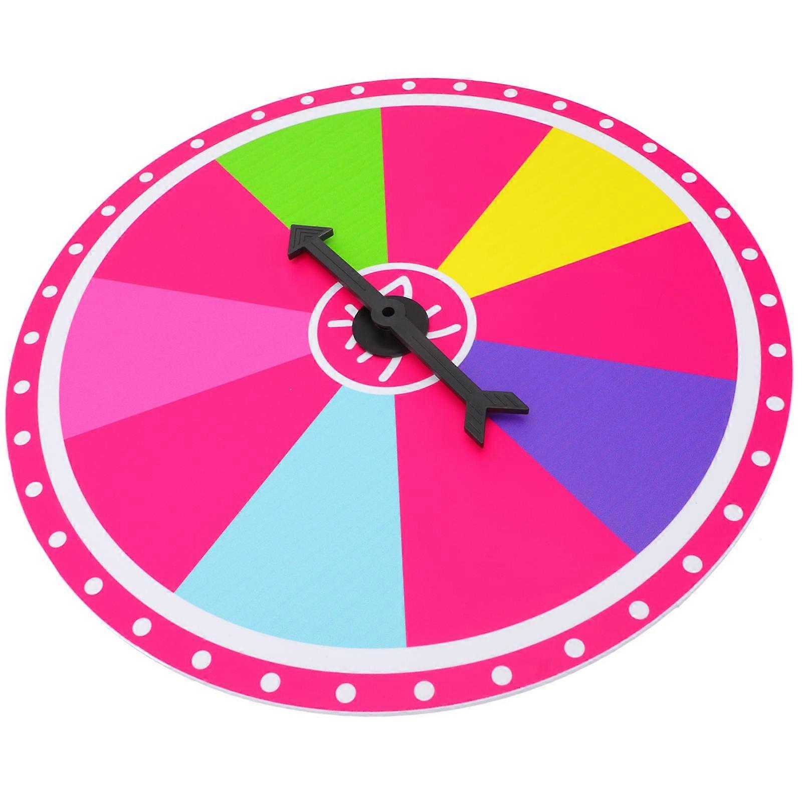 Rotating Wall Hanging Prize Wheel Game Prop For Carnivals Annual Meetings And Parties Designed In Foam 1Pcs