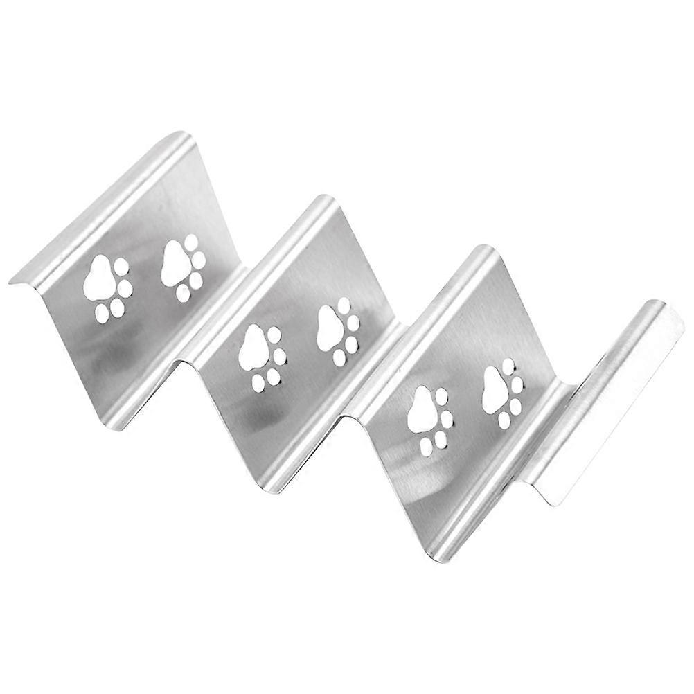 Stainless Steel Taco Stand for Home Use Silver Color Highly Easy to Inch