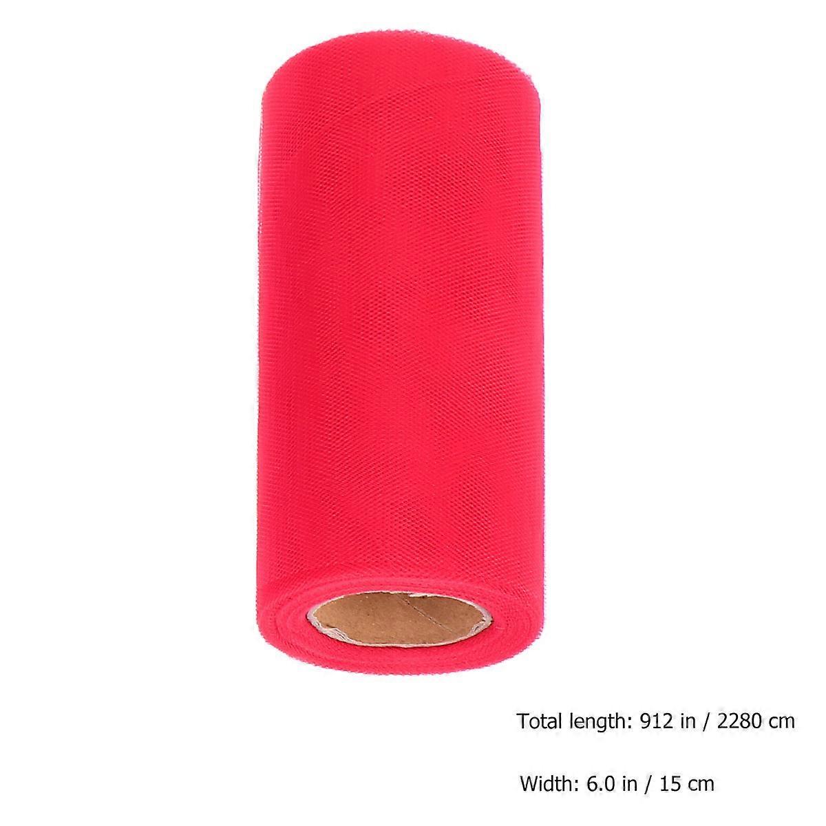 Net Yarn Roll Decorative Item for Festival Diy Craft Assorted Color Included 7Pcs