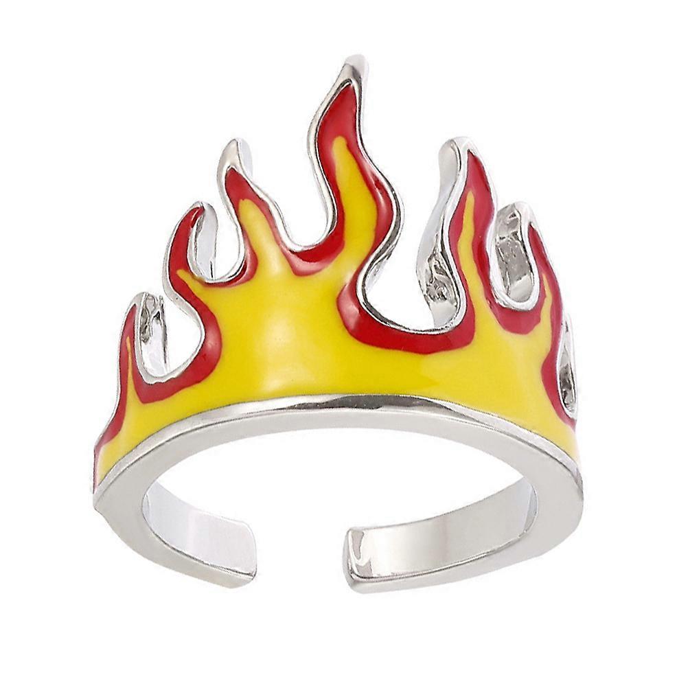 Hip Hop Open Finger Ring 2pcs Decorative Jewelry Set
