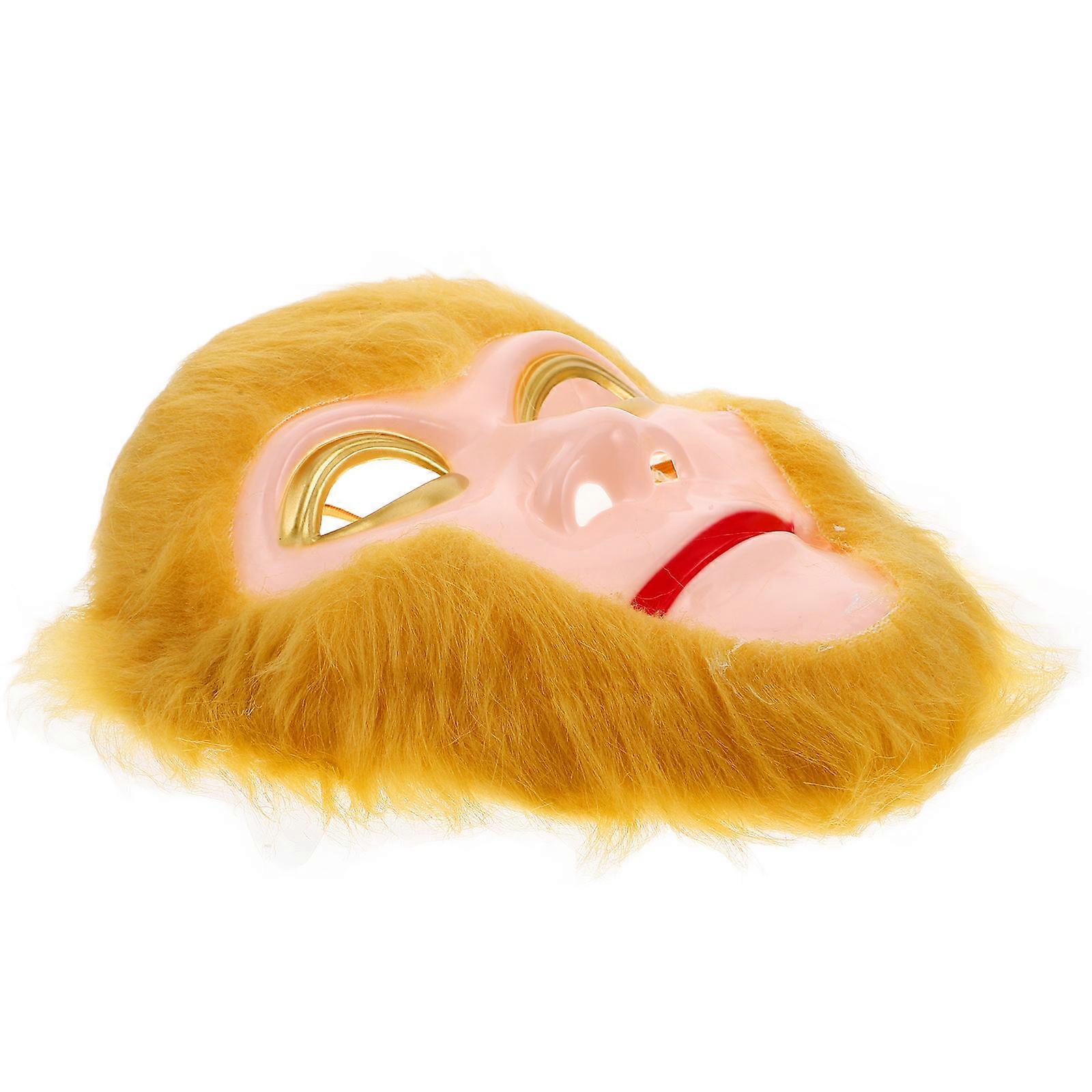 Realistic Monkey King Head Mask with Straps – Comfortable & Breathable Full Head Wukong Costume Accessory for Halloween, Cosplay & Themed Events