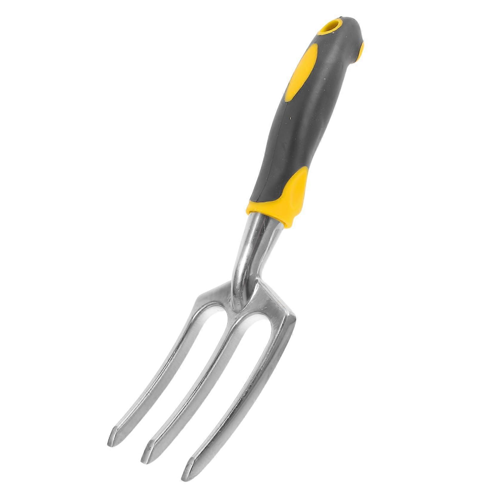 Kleine Gartenhacke Handrechen für Topfpflanzen und Bonsai, Ergonomischer Griff, Ideal für Pflanzung und Bodenbelüftung