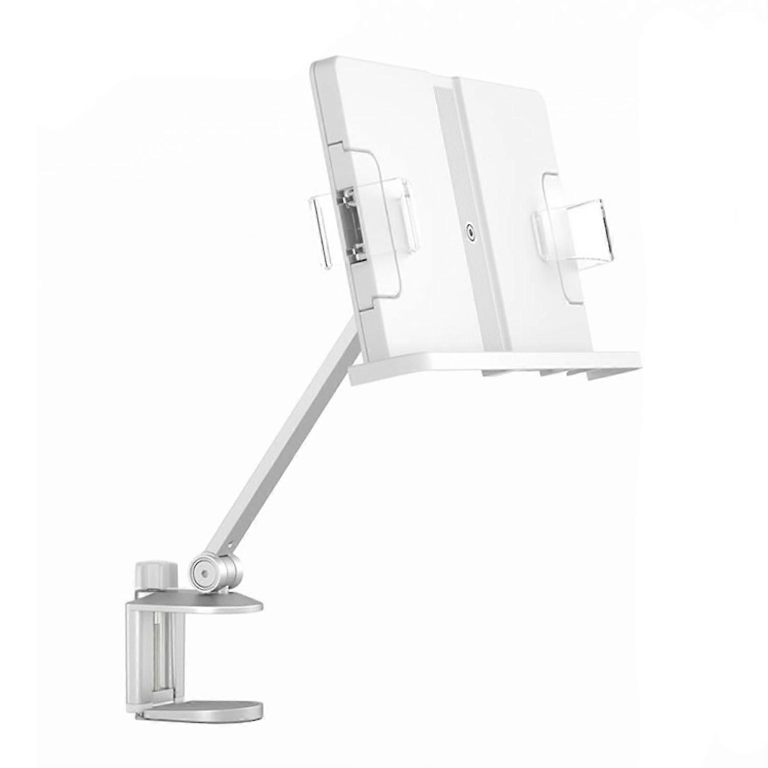 Aluminum Desk Clamps MultiAngle Adjustable Book Stand for Reading, Table Book Holder, Camping Book Stand, and Tablet Holder