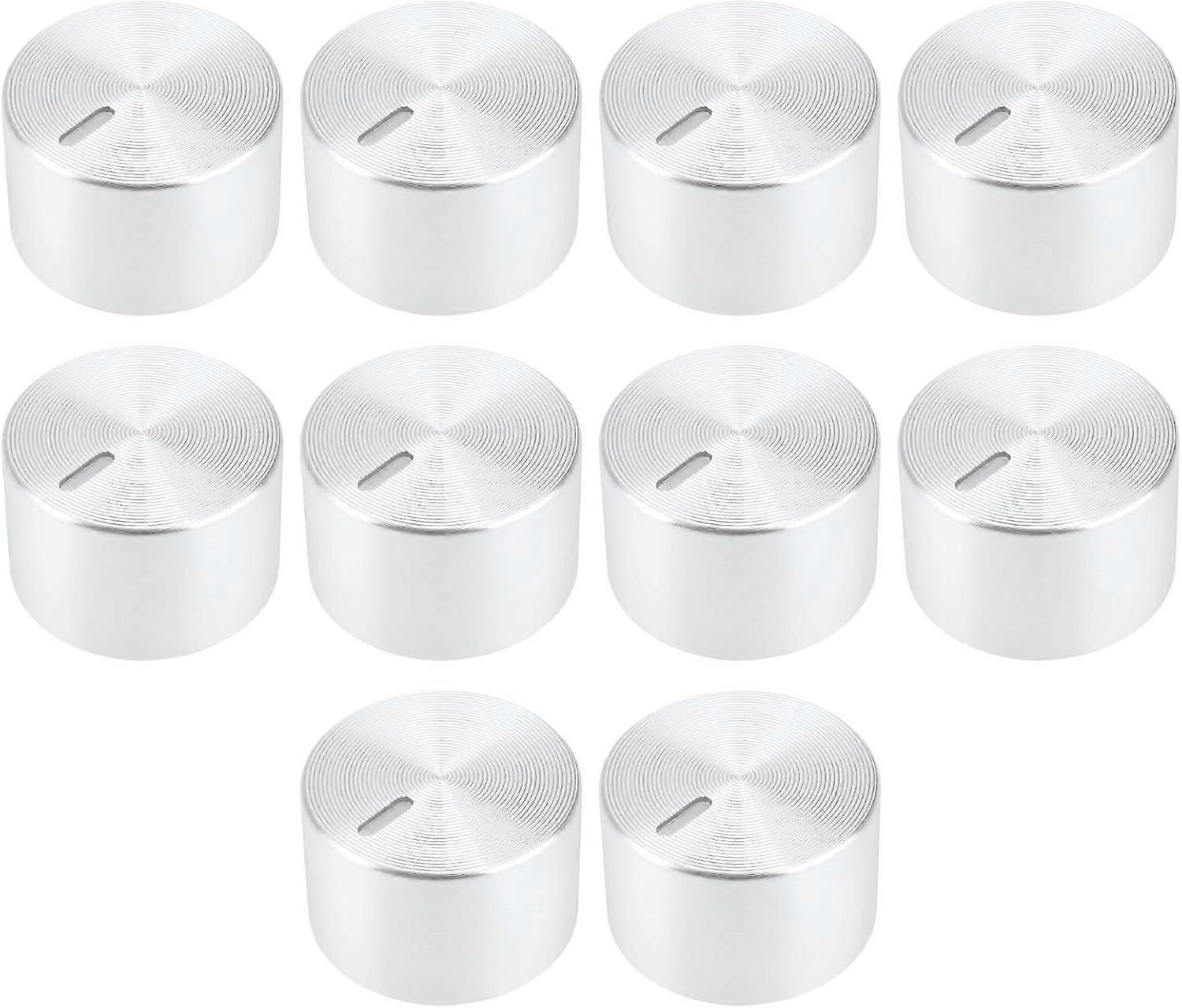10pcs Gas Stove Knobs 8mm Universal Aluminum Alloy Round Knobs Metal Gas Hob