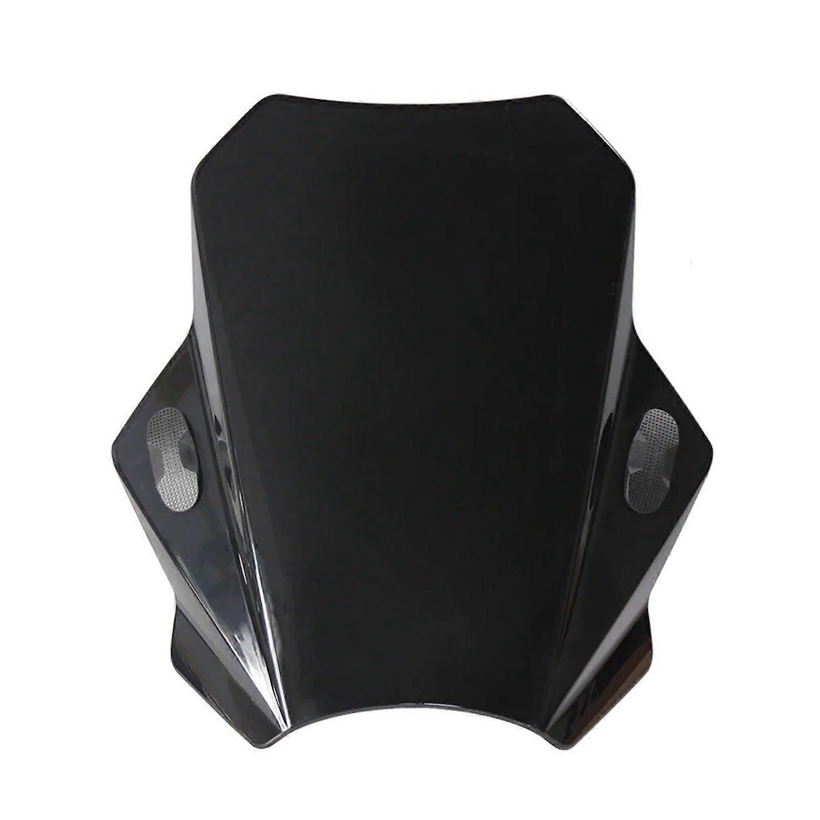 Motorcycle Windshield for Brixton Crossfire C1002V C 1002V Motorcycle Wind Shield Universal Windscreen Motorcycle (Black)