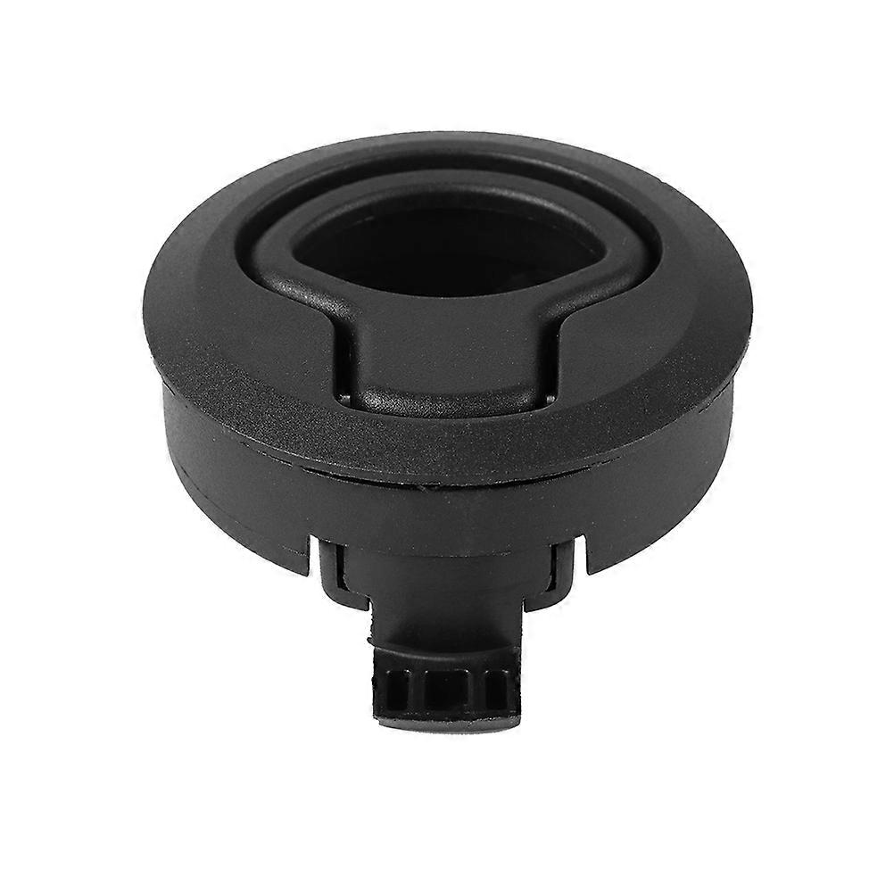 Flush Latch Round Slam Lock for Doors – Corrosion Resistant Plastic Boat Hatch Pull Handle with Recessed Flush Mount Design for RV Cabinets, Tool