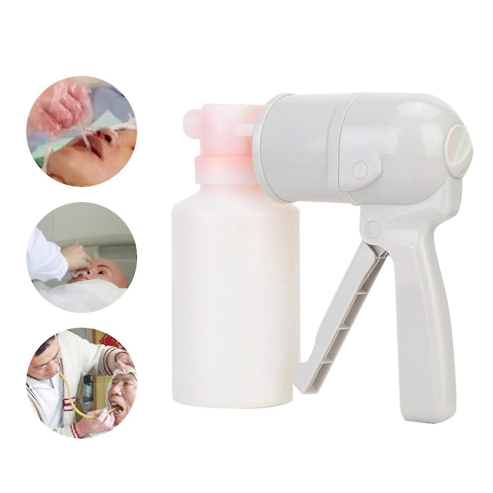 Manual Phlegm Suction Pump Device for Respiratory First Aid - Home Use Suction Tool for Easy Mucus Removal