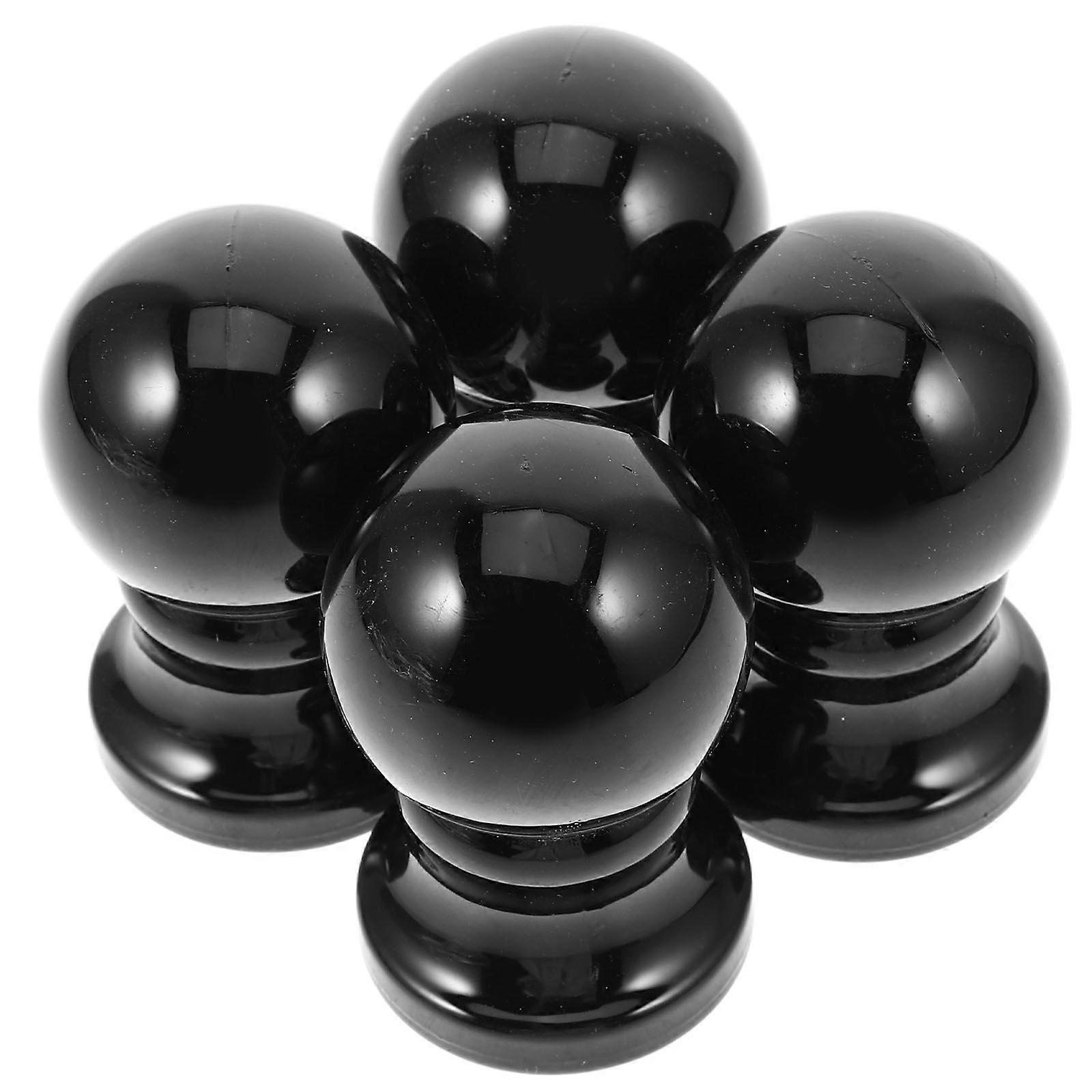 4Pcs Finials πλαστικών πόλων σημαιών Topper στολίδια σημαιών Finials για τον υπαίθριο κήπο