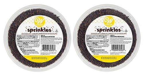 Wilton Chocolate Jimmies Sprinkles 2 Pack