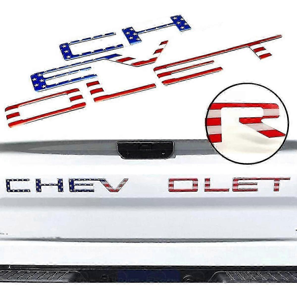 Car Tailgate Inserts Letters 3d Raised Rear Emblems Decal Stickers 3m Adhesive Backing Compatible wi