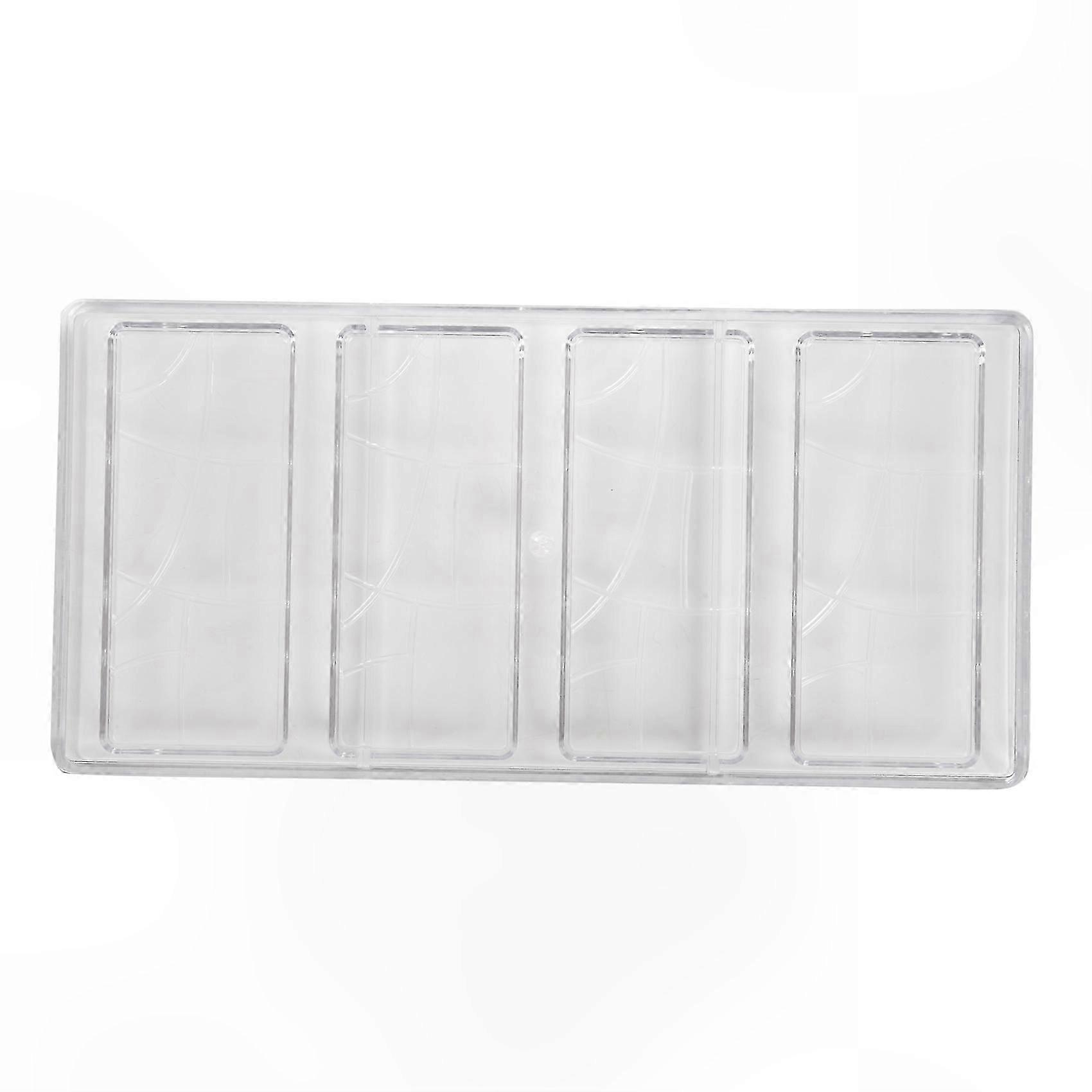 Polycarbonate Chocolate Mold for Baking and Cake Decorating Transparent Candy Bar Tool