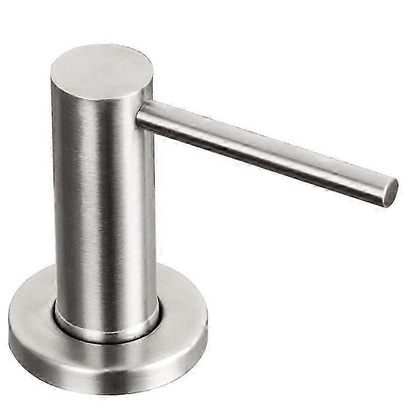 Kitchen Sink Pump Lotion Built in Bottle Stainless Steel Silver