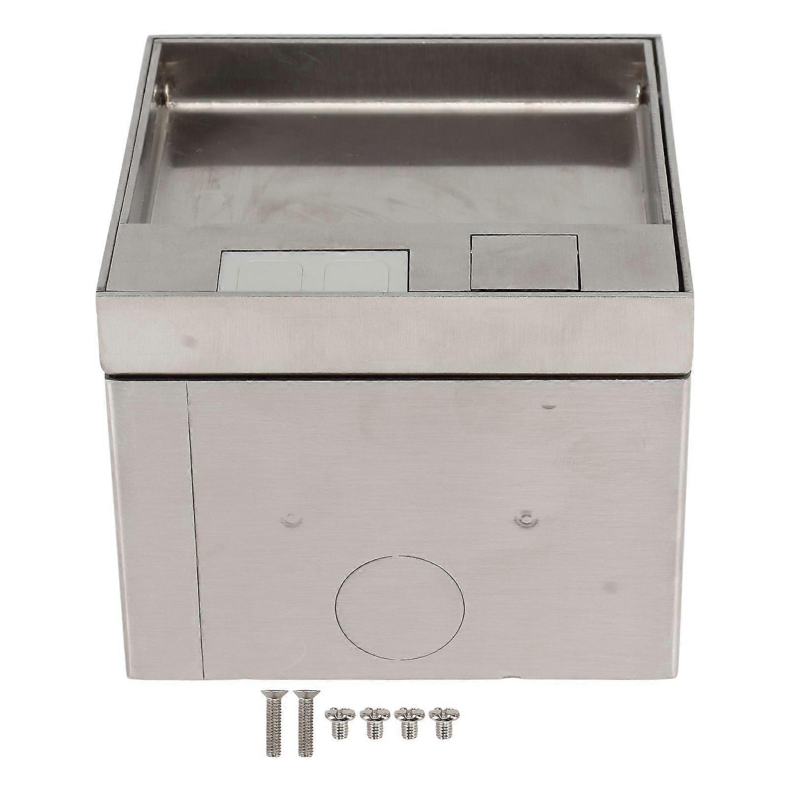 Bodensteckdose Edelstahl PC Stilvolle wasserdichte Einbausteckdose