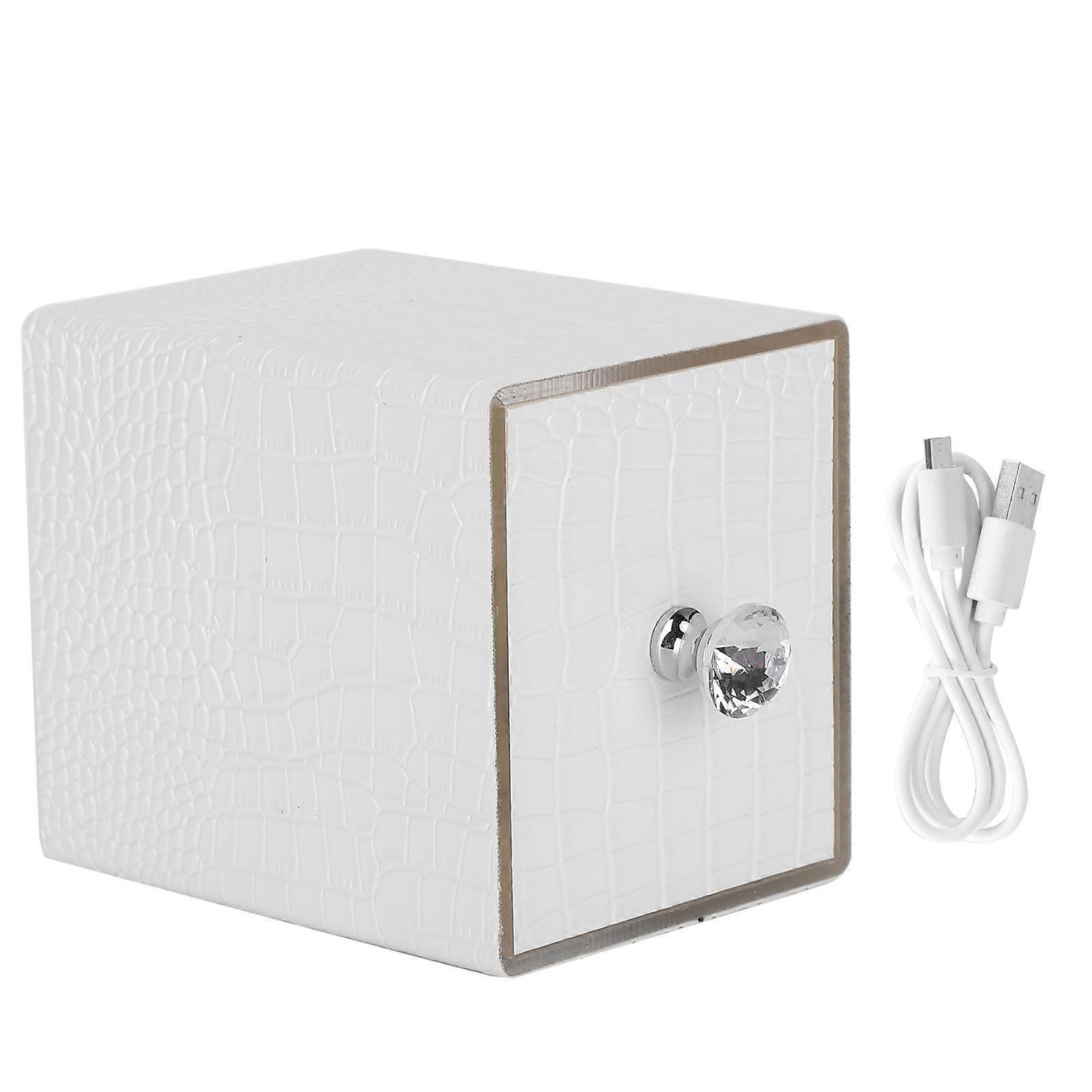 Nail Art Drill Bits UV Box Dustproof Blue Light Nail Art Manicure Drill Bits Storage Box