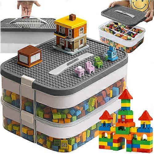 Building Block Box - 2 levels Kruzzel 25756