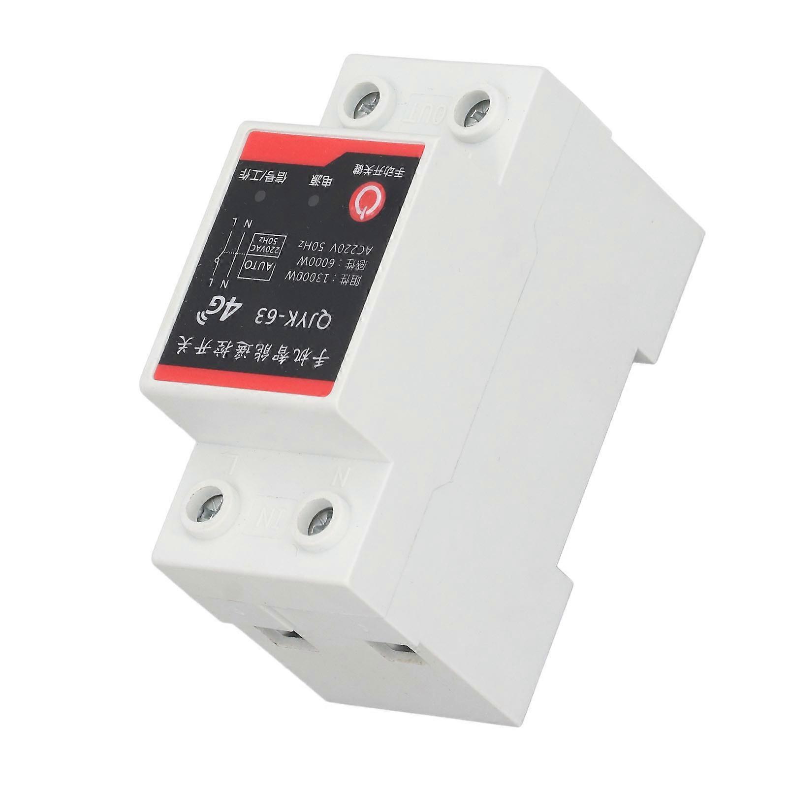 Circuit Breaker 2P 63A Remote Control Timing Delay AC Safety Switch