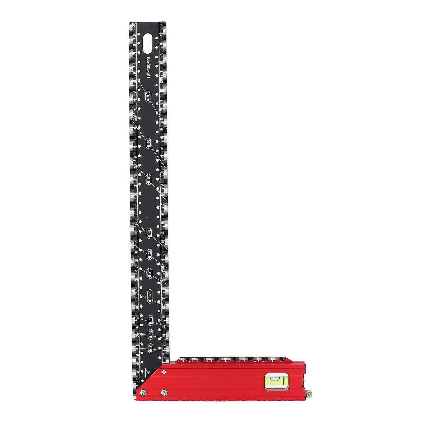 2025 Combination Framing Square 40cm 16 Inch 5 To 90 Degree Adjustable Square Multi Angle Measuring Ruler