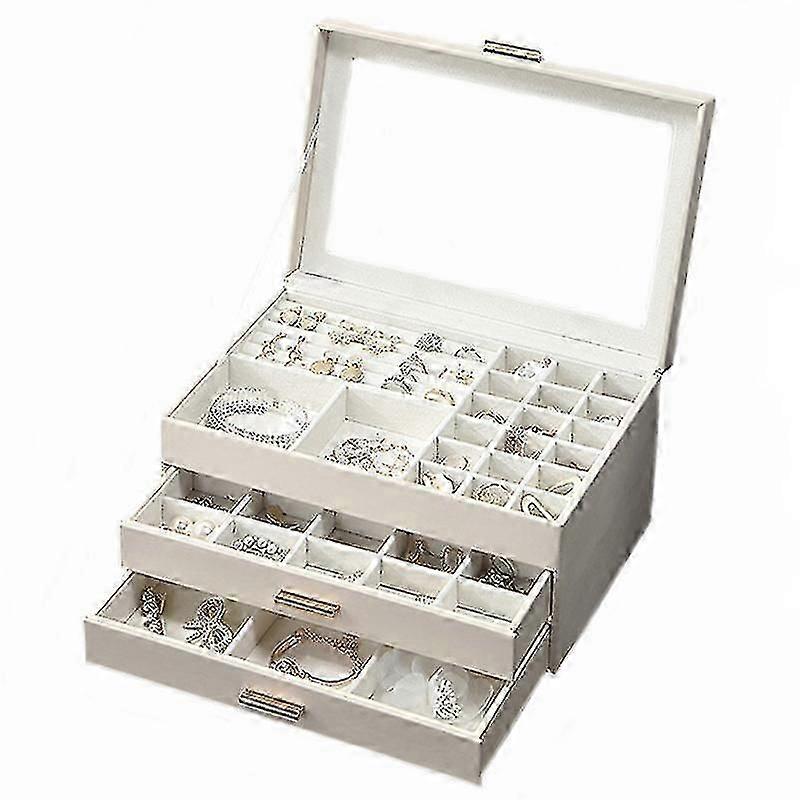 Light Luxury Style Multi-layer Drawer Type Jewelry Storage Box