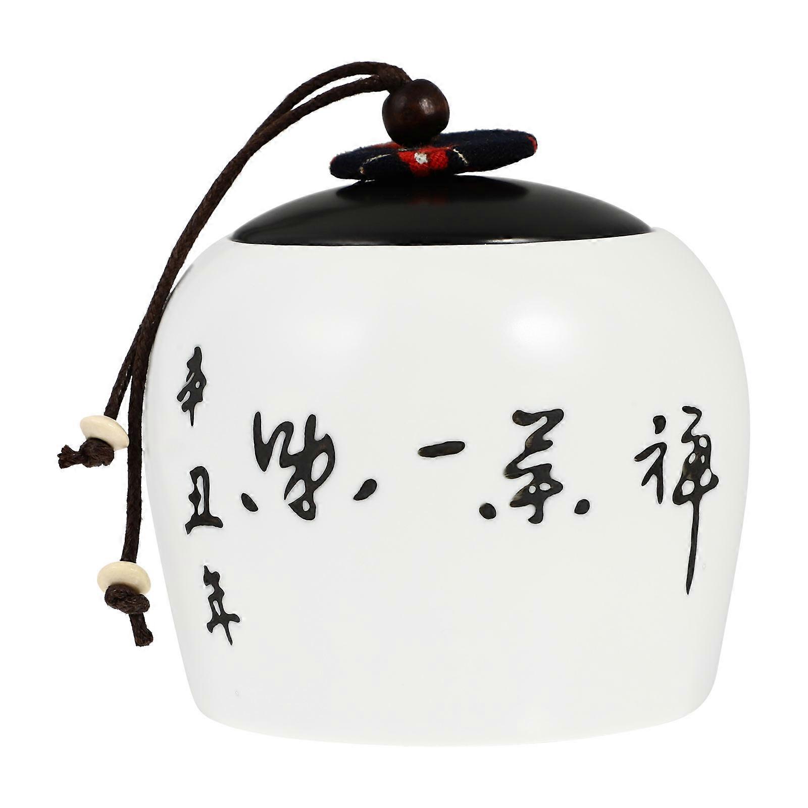 Assorted Color Ceramic Tea Storage Container ScratchProof and MoistureProof for Home Use 1pc
