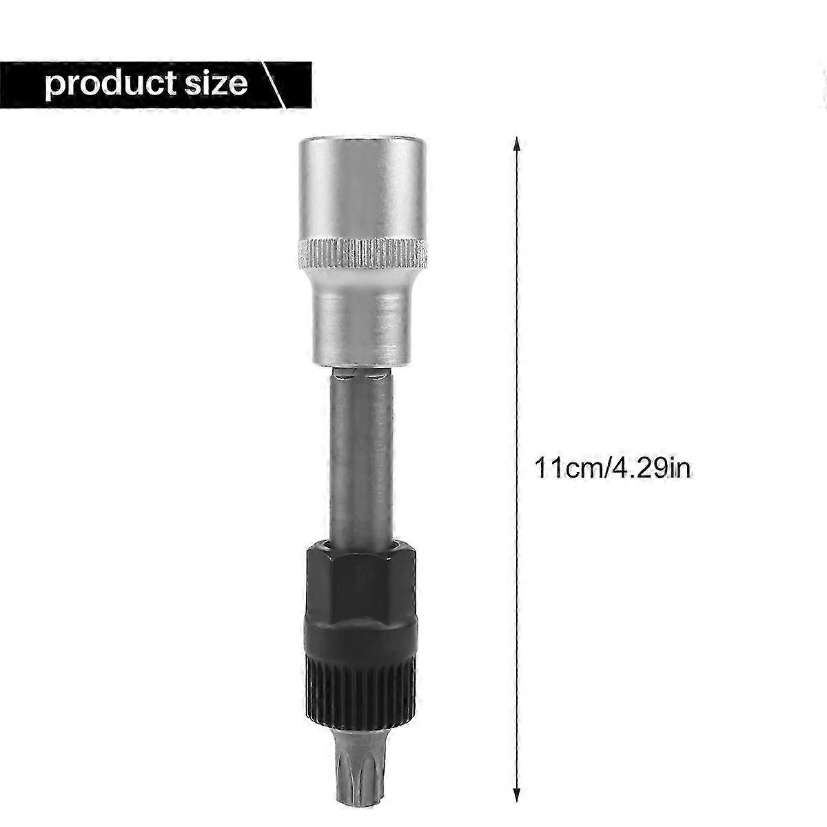 T50 Alternator Pulley Socket Bit with 33 Teeth Tool Remover Socket