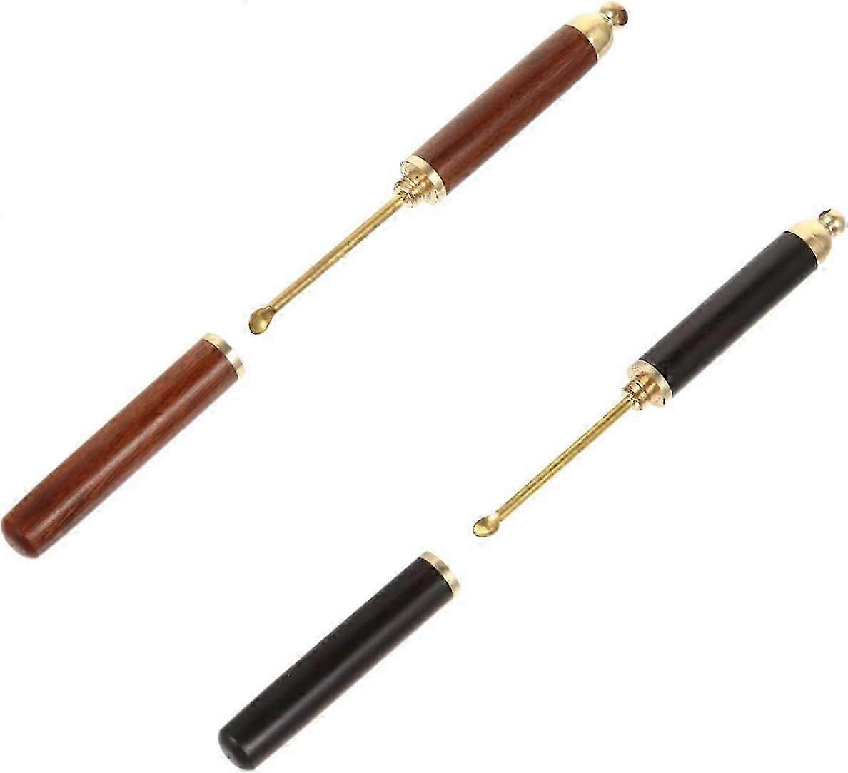 2 Pcs Spoon Chinese Picking Digger Cleaning Tools Pick Earwax Spoon Wax Picker