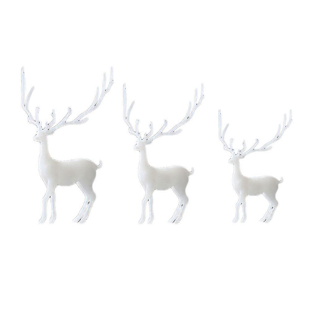 It sounds like you're describing a product listing for **miniature reindeer figurines**, possibly for use in fairy gardens, desktop decorations, or