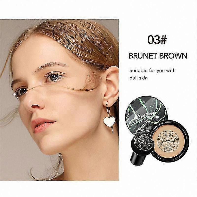 Mushroom Head Air Cushion Foundation for Moisturizing and Smooth Makeup Application