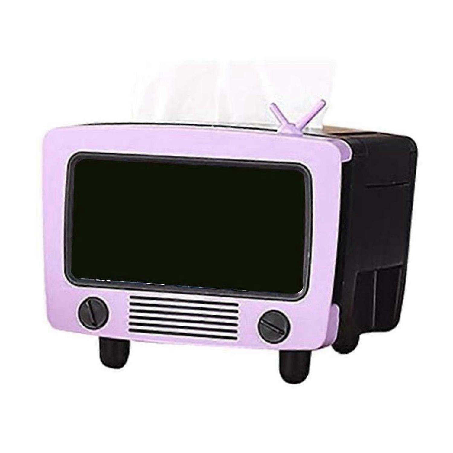 TV Tissue Box Multi Functional Tissue Box Holder Tissue Holder Home A
