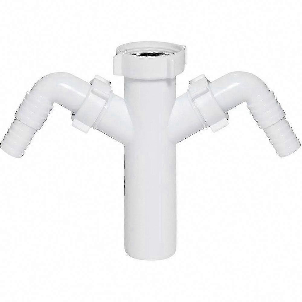 1 1/2" BSP x 40mm Double Dishwasher Waste Trap Connector Pipe Fitting