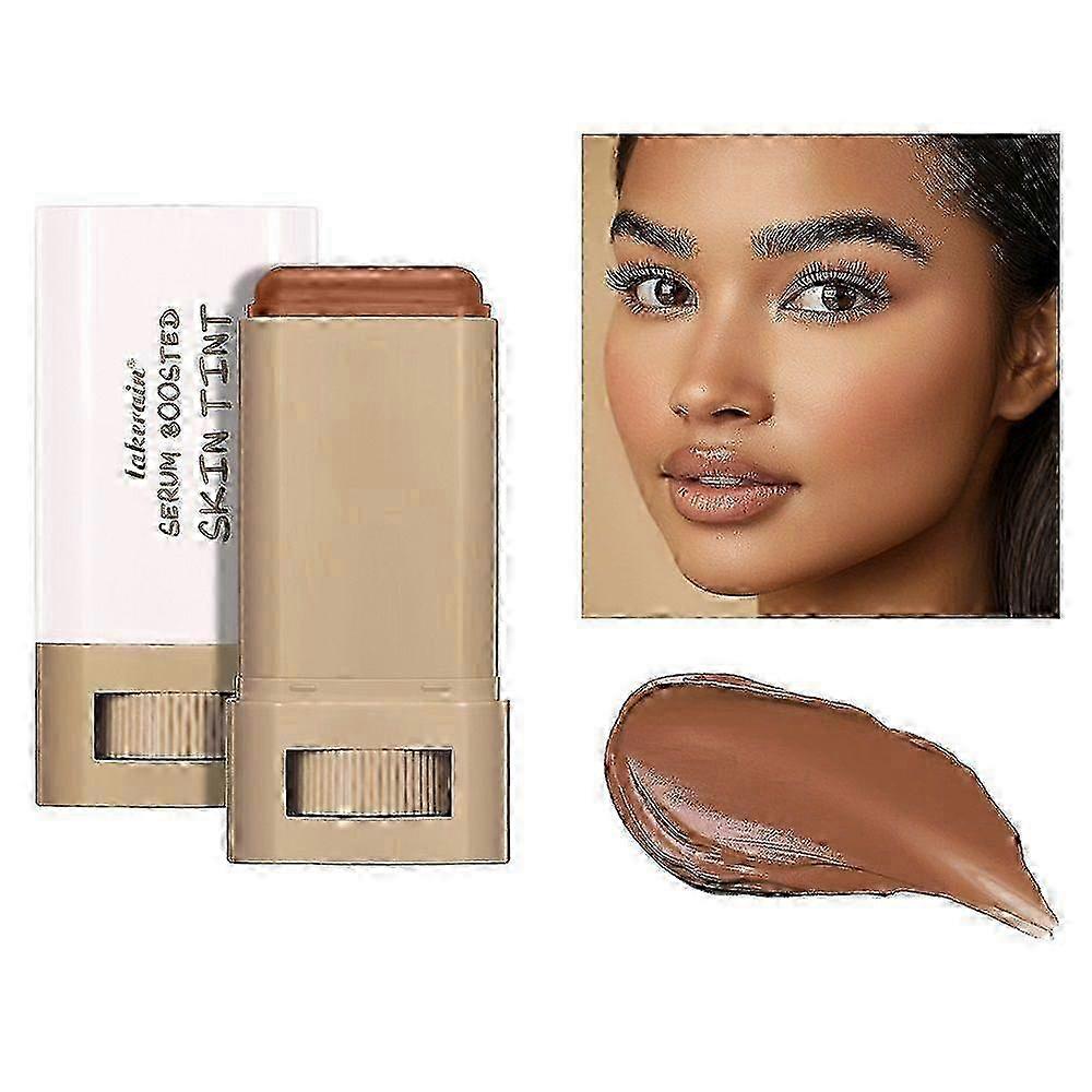 Beauty Balm Serum Boosted Skin Tint Hydrating Tinted Moisturizer, Lightweight Solid Tinted Foundation Stick for Flawless, Sheer to Medium Coverage