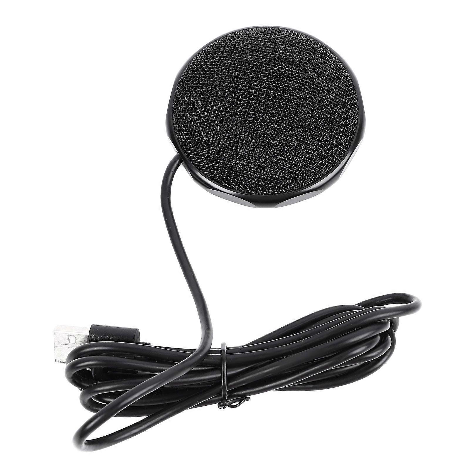Conference USB Microphone Omnidirectional Pickup Clear Sound Mini USB PC Microphone for Meeting Gaming Online Class