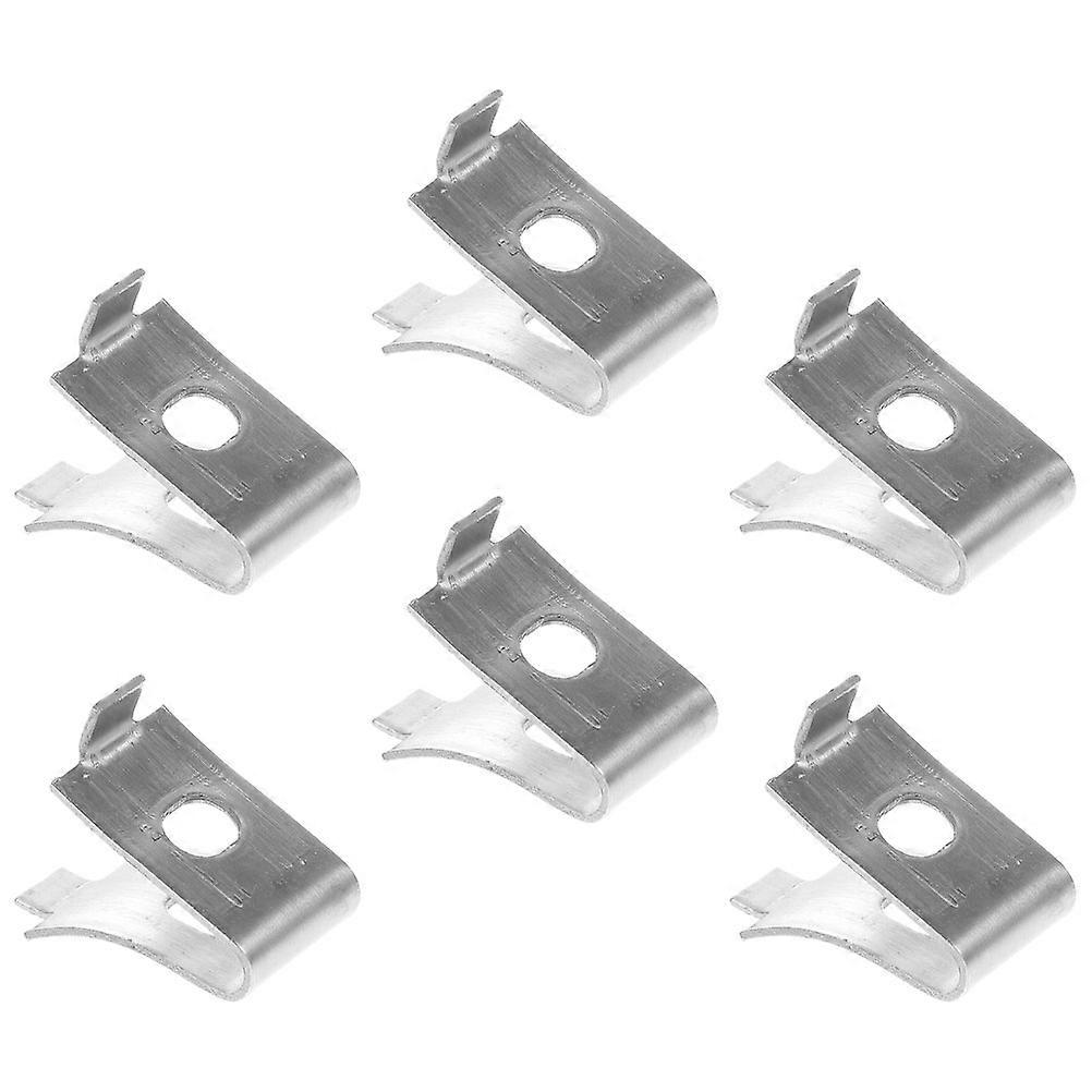 Stainless Steel Shelf Clips Shelf Bracket Clips for Cabinet 30Pcs