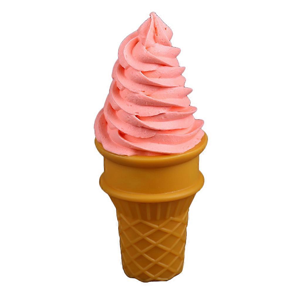 Imitation Ice Cream Model Fake Ice Cream Cone Prop for Decor