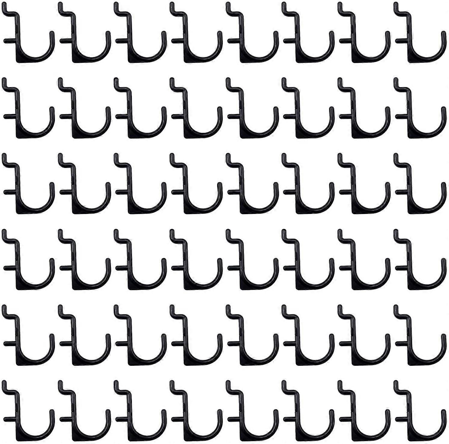 50PCS Peg Board Hook Plastic J Style Display Hook Shelf Hanging Supply