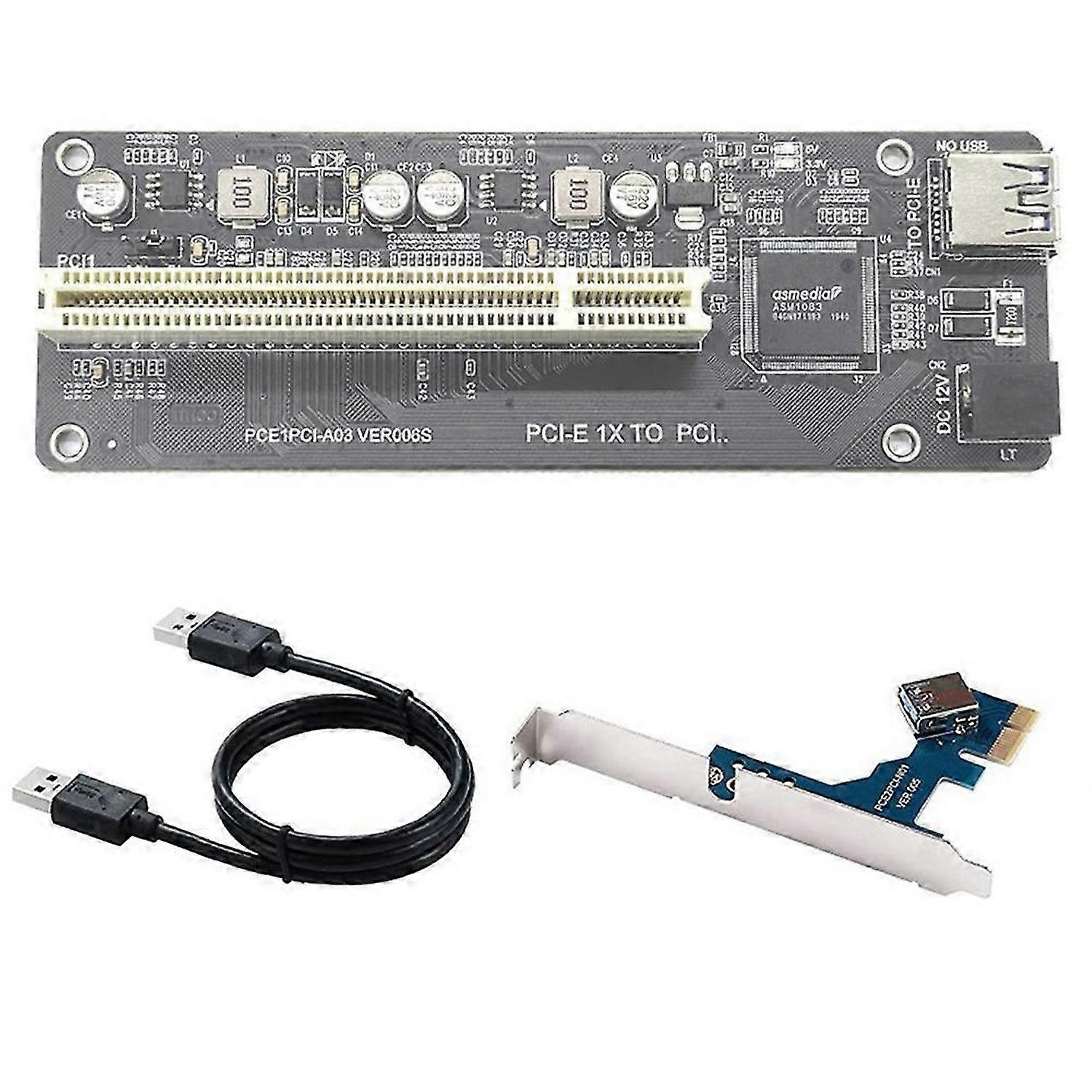 PCI-E auf PCI Expansion Adapter Karte ASM1083 Capture Card Soundkarte