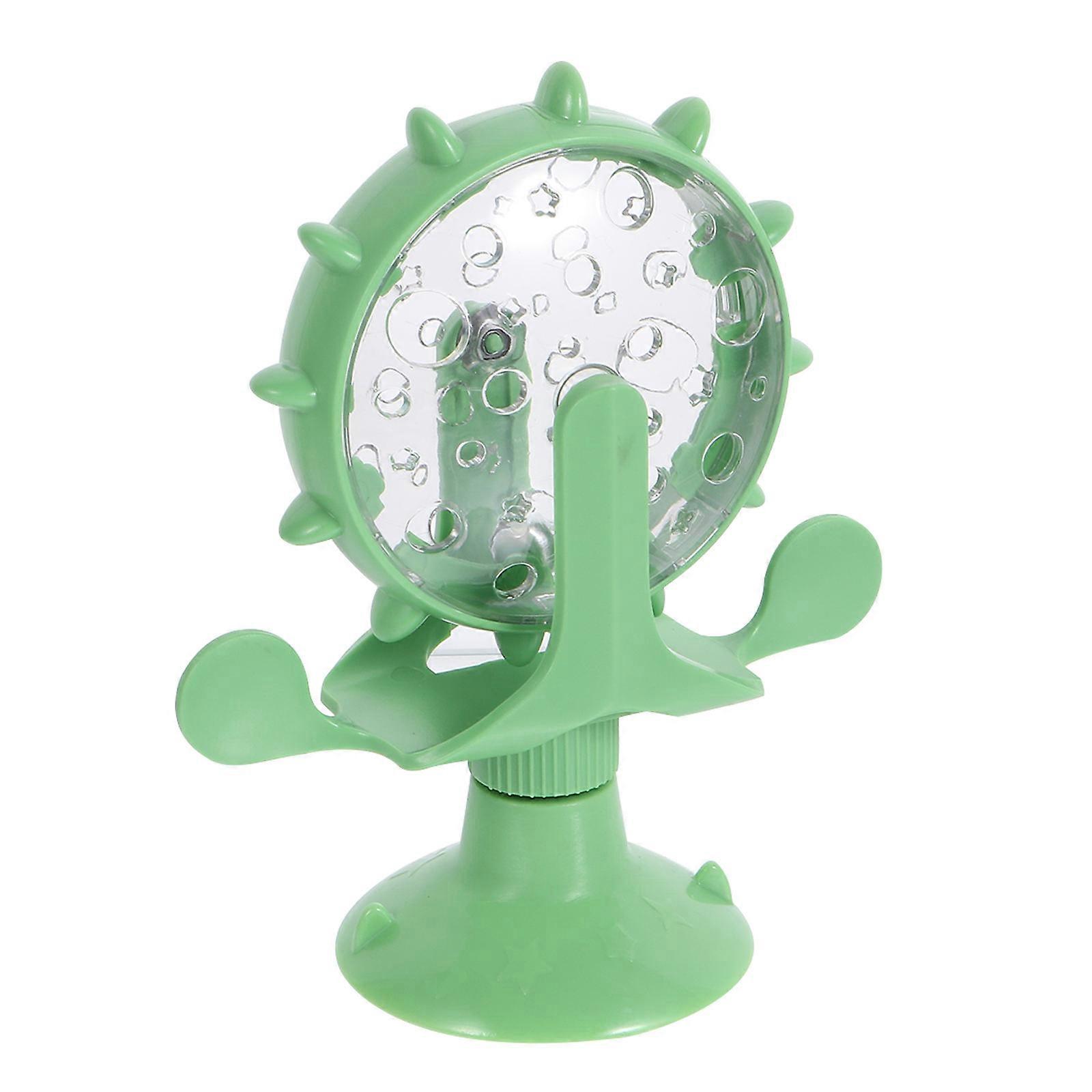 Pet Slow Food Toy Rotated Windmill Design for Cat Feeding