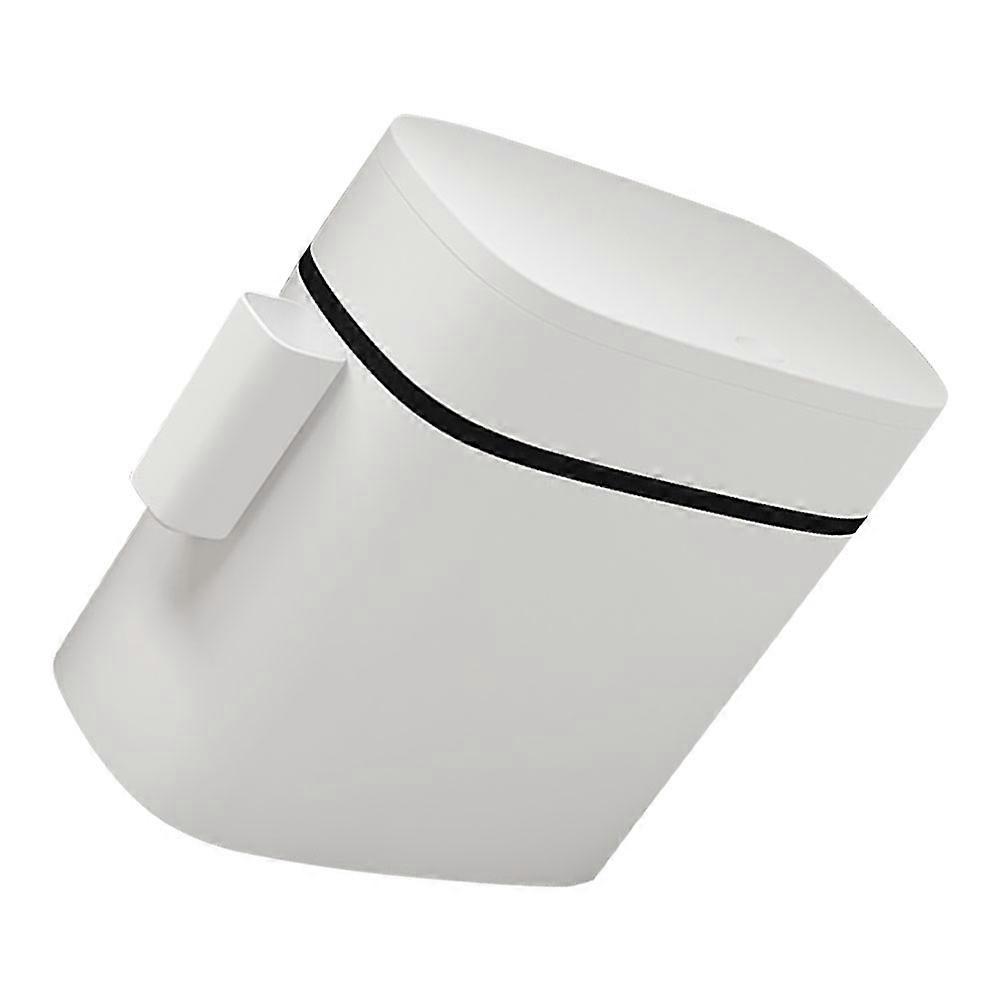 Kitchen Trash Can Household Garbage Bin with Press-Type Lid 12L Portable