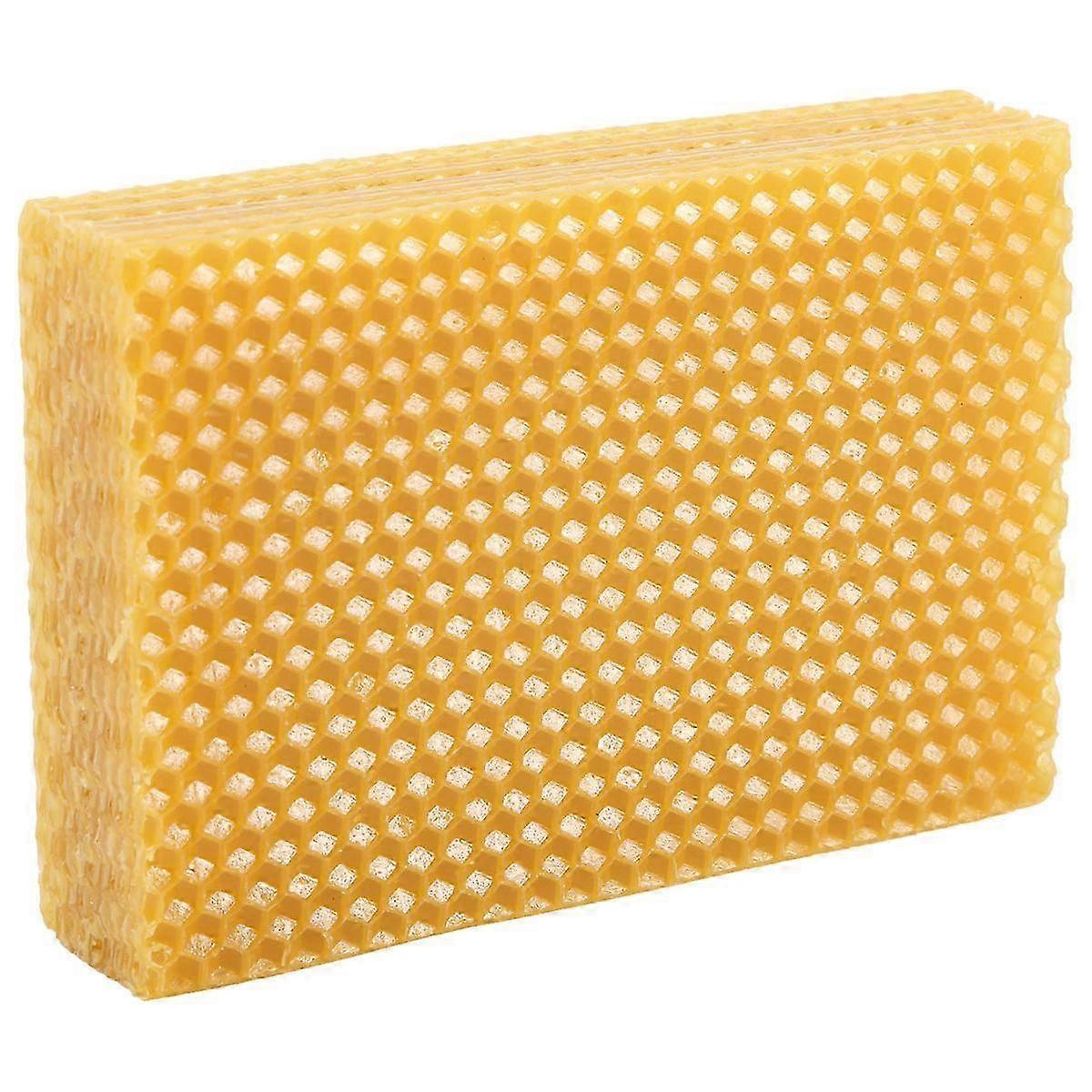 30pcs Honeycomb Foundation Bee Wax Foundation Sheets Paper Candlemaking Beeswax Flakes Beekeeping To