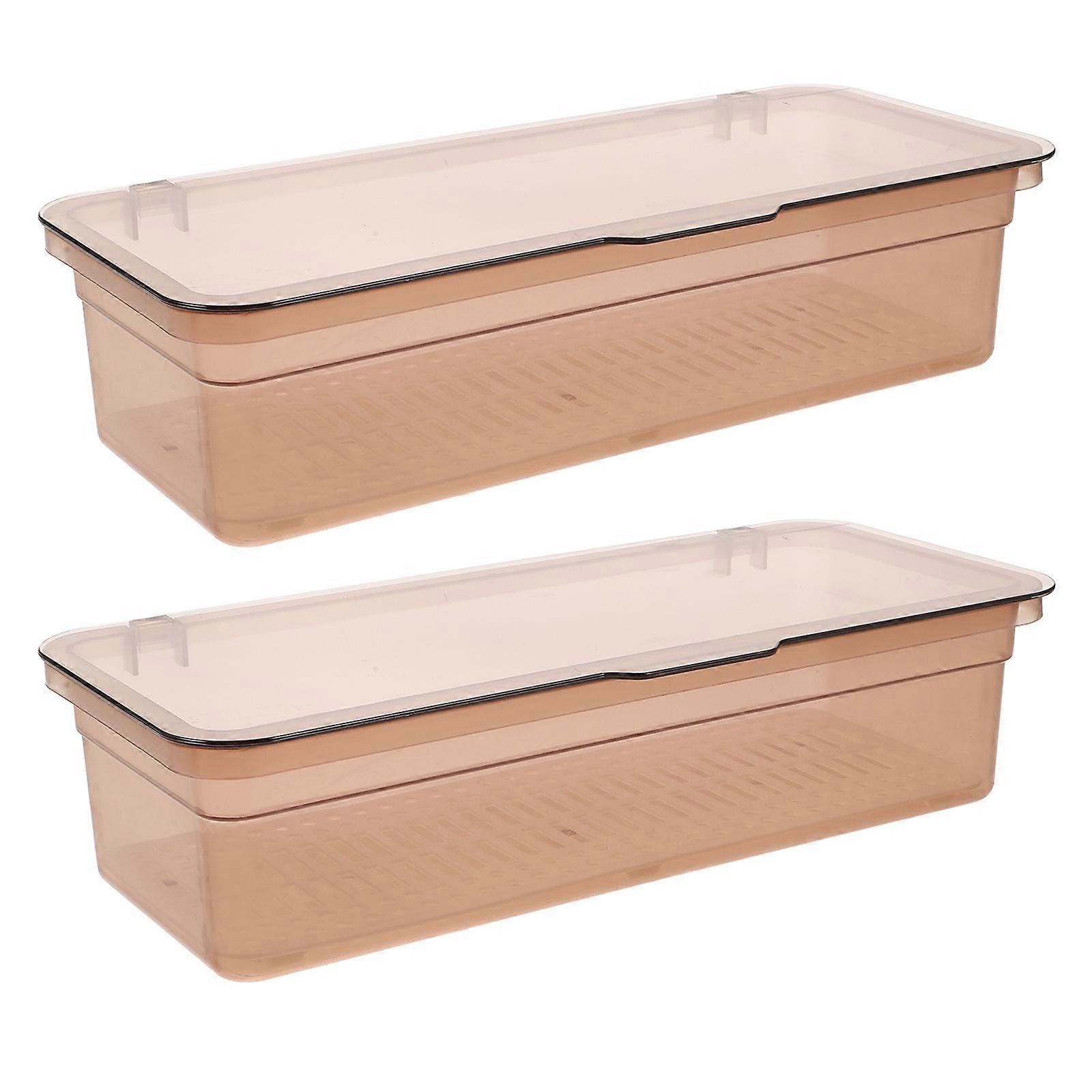 Plastic Chopsticks Drainer Utensil Holder with Lid 4Pcs for Storage