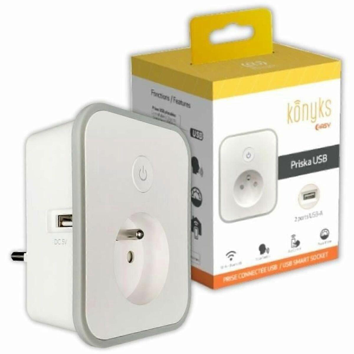 Plug with consumption meter Konyks Priska Bluetooth Wi-Fi 16 A